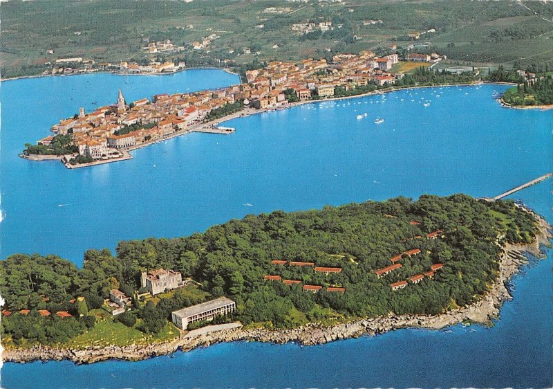 B108392 Croatia Porec St. Nikola Panorama real photo uk