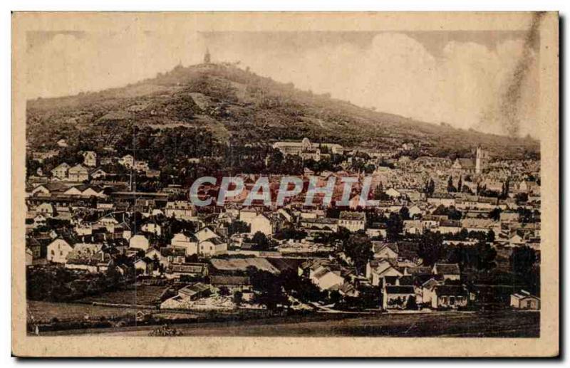 Vesoul Old Postcard General view and Notre Dame de la Motte