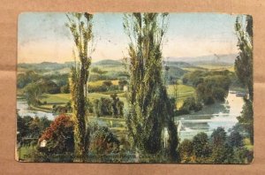 1908 USED .01 PC - THE BEND, CATSKILL CREEK FROM JEFFERSON HGTS., CATSKILL, N.Y.