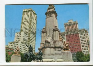 470924 Spain Madrid monument to Cervantes Old postcard