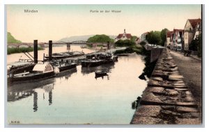 Postcard Germany Partie An Der Weser 