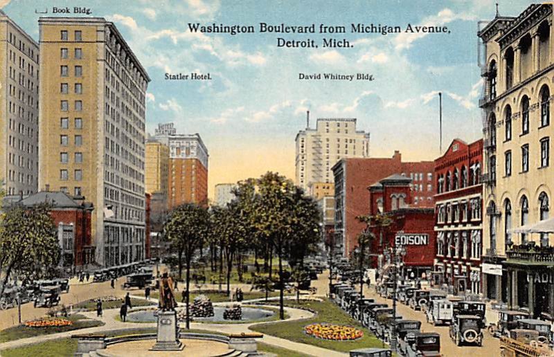 Washington Boulevard From Michigan Avenue Detroit MI 