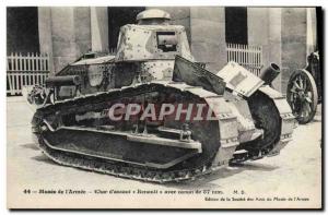 Old Postcard Army Tank Museum of Paris & # 39armee Char d & # 39assaut Renaul...