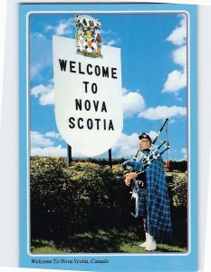 Postcard Welcome To Nova Scotia, Canada