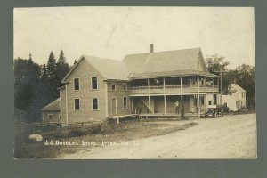 Upton MAINE RP c1910 GENERAL STORE Main Street nr Rumford Lincoln Bethel Byron