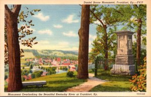 Kentucky Frankfort Daniel Boone Monument Curteich