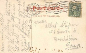 OMAHA Nebraska NE~ AMERICAN SMELTING & REFINING PLANT~Smoke Stacks 1912 Postcard