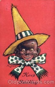 Keep Smiling Black Americana 1932 very light wear, tab marks from being in al...