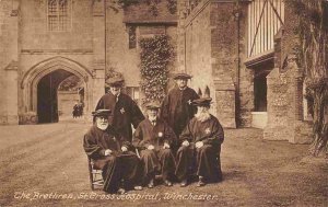 The Brethren St Cross Hospital Winchester Hampshire England UK 1910c postcard