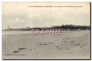 Postcard Old Lighthouse St Georges de Didonne The cornice of La Goulette and ...