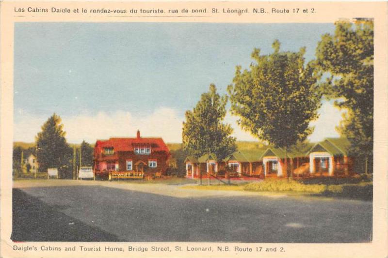 New Brunswick St. Leonard    Daigle´s Cabins and Tourist Motel