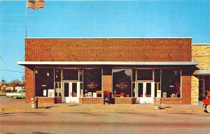 Jacksonville NC U. S. Post Office Edsel Postcard