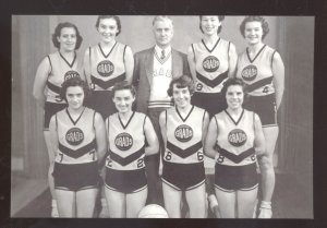 REAL PHOTO THE EDMONTON GRADS WOMENS BASKETBALL TEAM POSTCARD DOPY