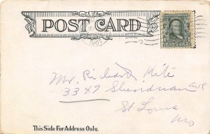 First National Bank St Joseph Missouri 1907 postcard