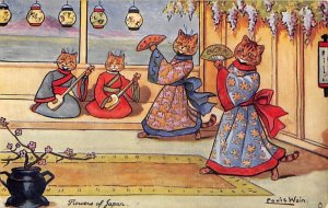 Raphael Tuck & Sons Serie Artist Louis Wain 1907 