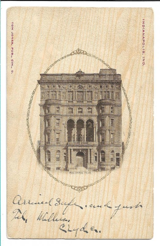 Indianapolis, IN - Columbia Club - 1909