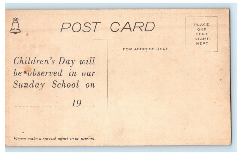 c1910's Children’s day Indian Boy Scout Graduation Antique Postcard 