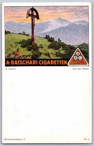 DS1/ Advertising Postcard c1910 A Batschari Cigaretten Cigarettes Tobacco 57