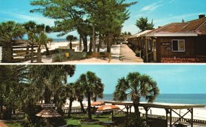 Vintage Postcard The Young Cottages & Surfside Apartments On Gulf Of Mexico