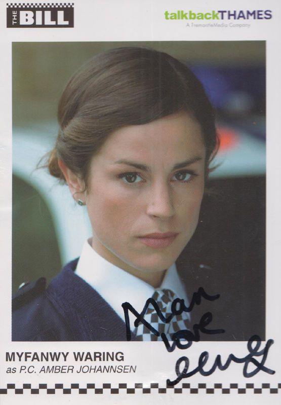 Myfanwy Waring PC Amber Johannsen ITV The Bill Hand Signed Cast Card Photo