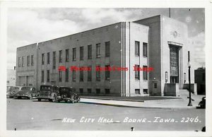 IA, Boone, Iowa, RPPC, City Hall Building, Exterior Scene,Hamilton Photo No 2246