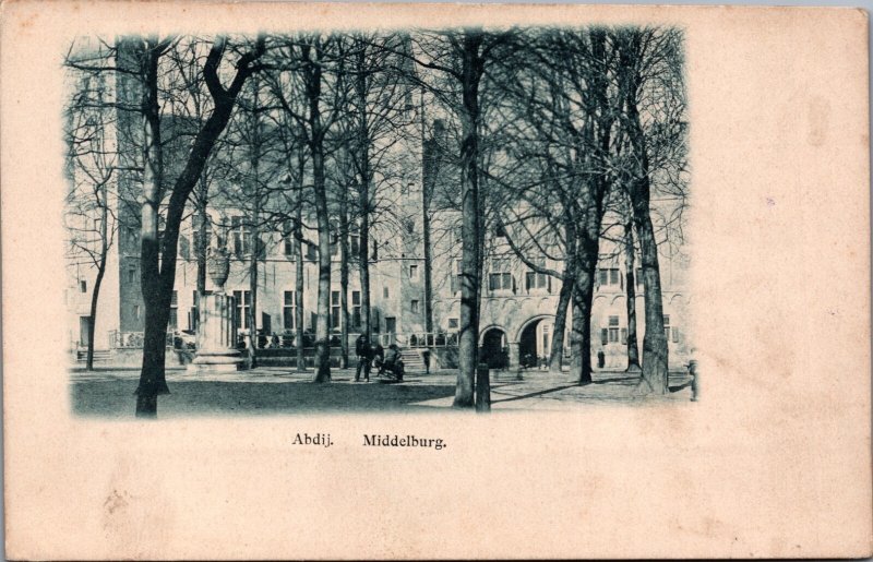 Netherlands Abdij Middelburg Postcard C373