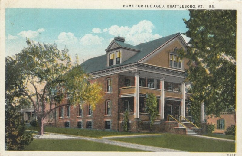 BRATTLEBORO , Vermont , 1929 ; Home for the Aged