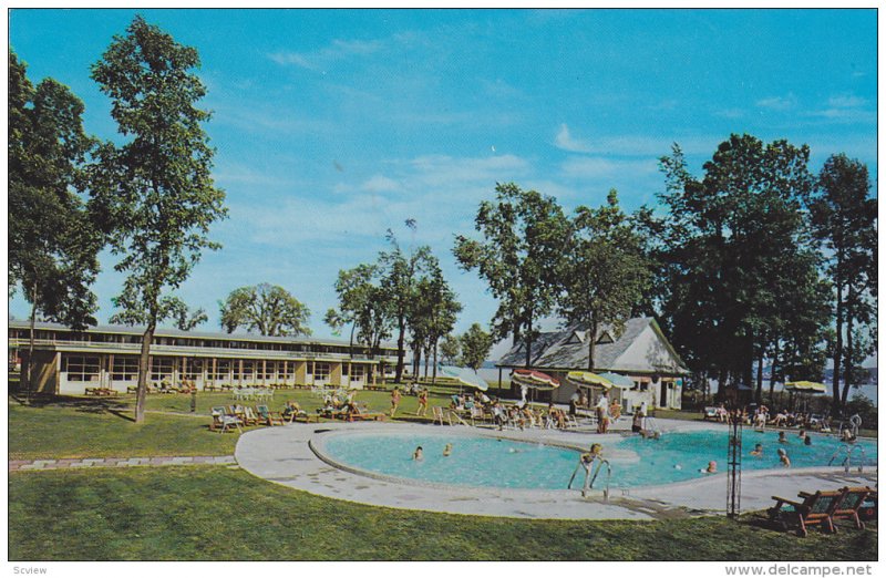 Swimming Pool, Motel des Laurentides,BEAUPORT-QUEB EC, Canada , 40-60´s