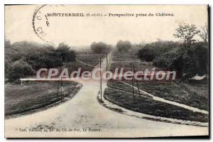 Old Postcard Montfermeil du Chateau decision Perspective