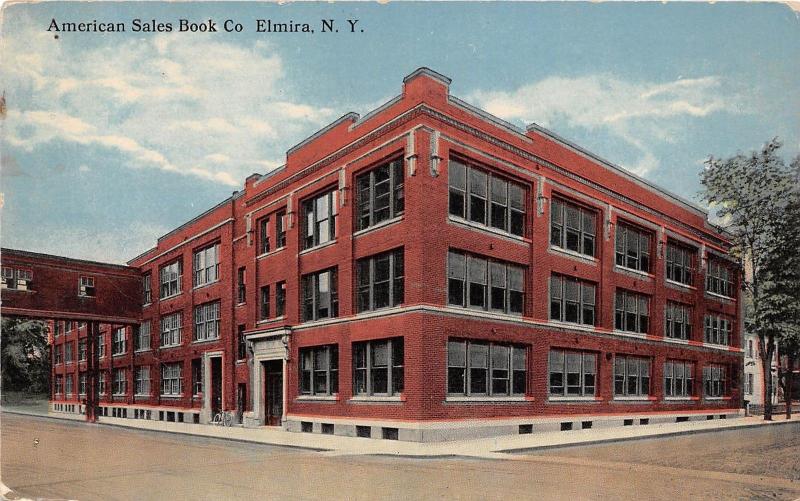 New York NY Postcard ELMIRA Chemung County c1910 AMERICAN SALES BOOK COMPANY