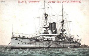 Postcard Royal Navy Battleship HMS Centurion 2nd Class - Great Britain / Ireland