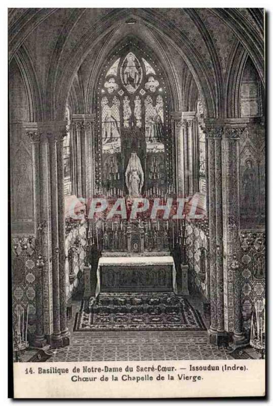 Issoudun - Basilica of Our Lady of the Sacred Heart - Postcard Old