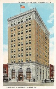 H84/ Orlando Florida Postcard c1915 Bank and Trust Co. Building 79