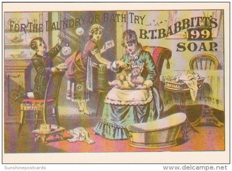 Advertising B T Babbitt's Soap