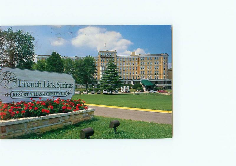 Vintage Postcard French lick Springs Resort Hotel Country Club Indiana  # 2894