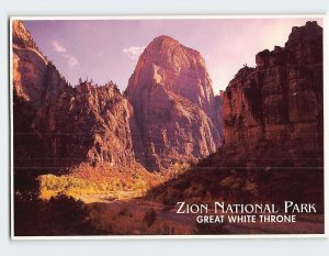 Postcard The Great White Throne Zion National Park Utah USA