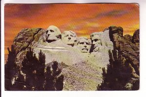 Mount Rushmore Memorial, Black Hills, South Dakota, Used 1965