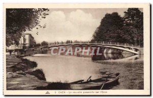 Old Postcard Caen The new bridge on & # 39Orne