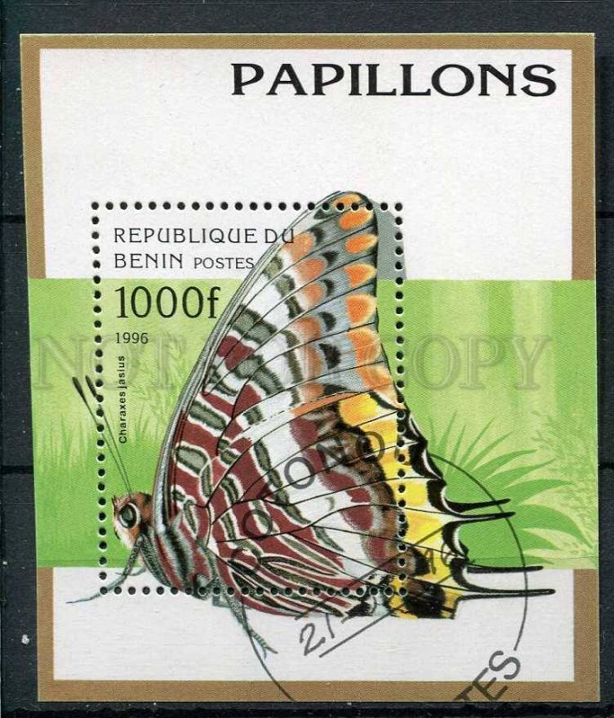 265995 BENIN 1996 year used S/S butterfly