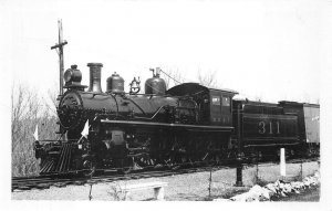 RPPC M.K.T. 311 TRAIN REAL PHOTO POSTCARD (c. 1960s)