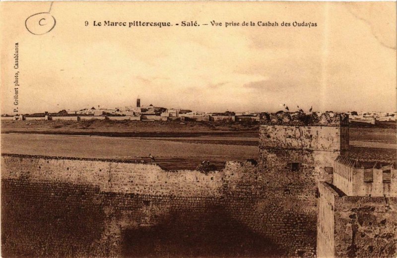 CPA AK SALÉ Vue prise de la Casbah des Oudayas MAROC (720163)