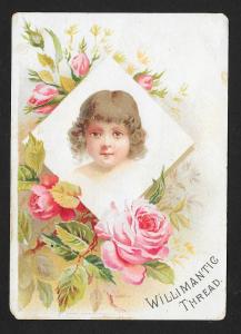 VICTORIAN TRADE CARD Willimantic Thread