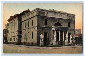 c1930's Telfair Academy Of Arts And Sciences Savannah GA Handcolored Postcard