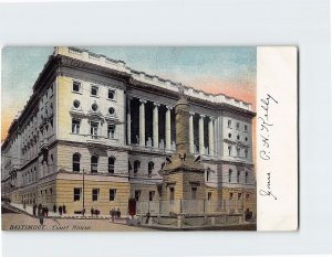 Postcard Court House, Baltimore, Maryland