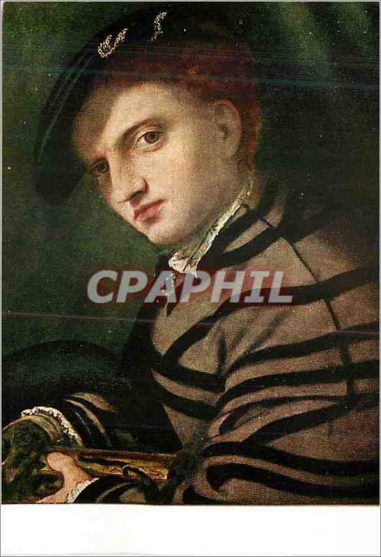 'Postcard Modern Lorenzo Lotto Busto di Milano giovinetto Museo d''Arte Antic...