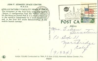 John F. Kennedy Space Center NASA, Florida, 1971 used Pos...