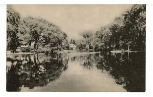 SC - Charleston. Middleton Place Gardens, Lake & Rice Mill