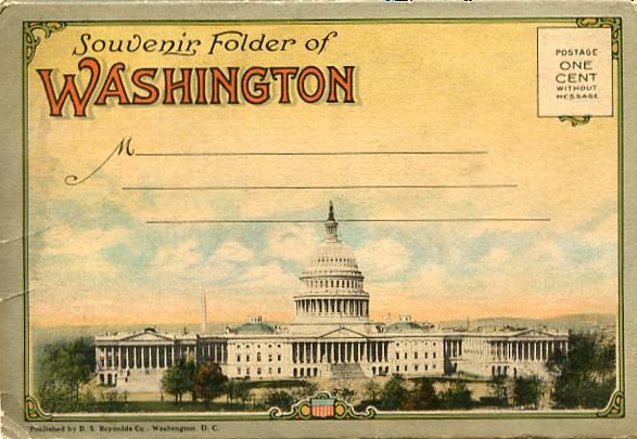 Folder - Washington, DC - Fold-Out 30 wide Panoramic of the City + 14 more v...