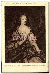 Old Postcard Musee De Versailles of Miss Valliere