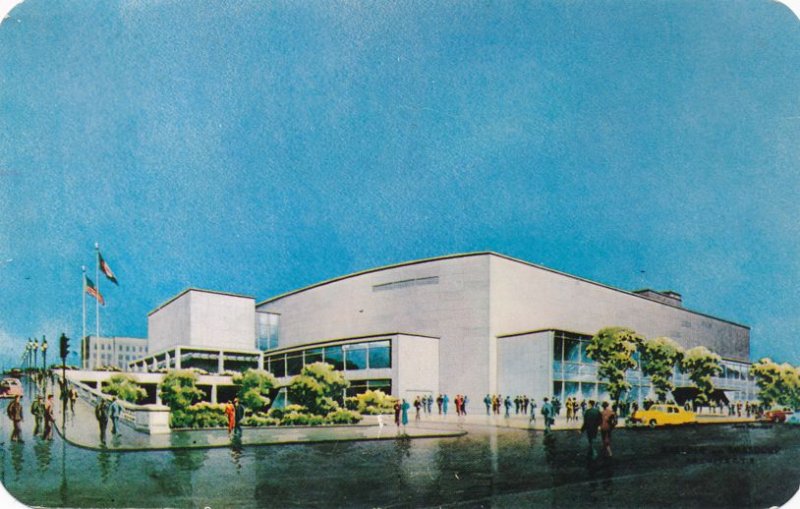 War Memorial Auditorium on Exchange Street - Rochester, New York - pm 1955